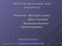 Artificial-Pacemaker & Anaesthesia.ppt